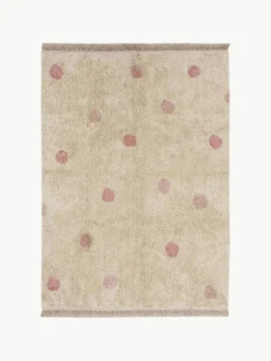 Kinder Lorena Canals Handgewebter Kinderteppich Hippy Dots, waschbar
