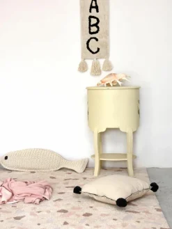 Kinder Lorena Canals Handgewebter Kinderteppich Terrazzo, waschbar