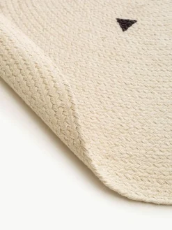 Kinder Benuta Handgewebter runder Kinderteppich Pippa aus Jute