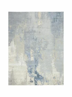 Westwing Handgewebter Viskose-Teppich Silk Shadows