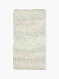 Westwing Collection Handgewebter Wollteppich Pebble