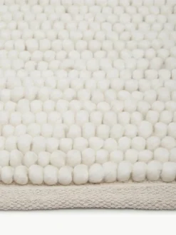 Westwing Collection Handgewebter Wollteppich Pebble