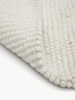 Westwing Collection Handgewebter Wollteppich Pebble