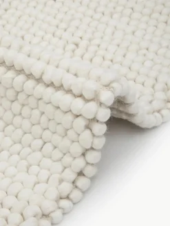 Westwing Collection Handgewebter Wollteppich Pebble