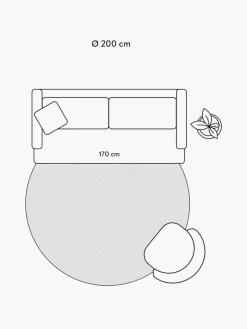 Benuta Handgewebter Wollteppich Shape in organischer Form