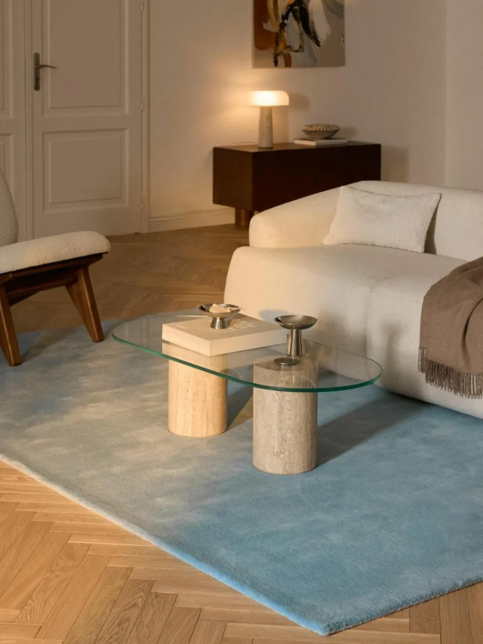 Westwing Collection Handgewebter Wollteppich Zayne