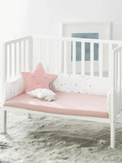Kinder Westwing Höhenverstellbares Beistell-Babybett Sternenzauber, 45 x 90 cm