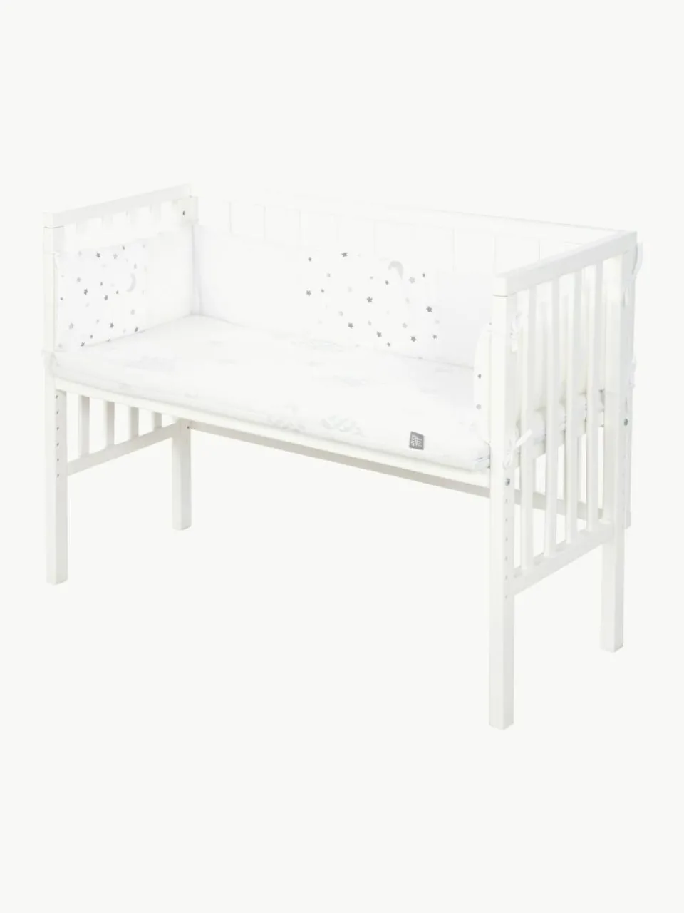 Kinder Westwing Höhenverstellbares Beistell-Babybett Sternenzauber, 45 x 90 cm