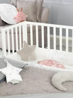 Kinder Westwing Höhenverstellbares Beistell-Babybett Sternenzauber, 45 x 90 cm