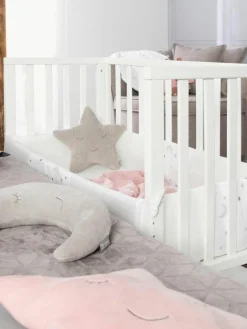 Kinder Westwing Höhenverstellbares Beistell-Babybett Sternenzauber, 45 x 90 cm