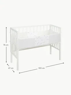 Kinder Westwing Höhenverstellbares Beistell-Babybett Sternenzauber, 45 x 90 cm