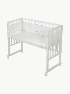 Kinder Westwing Höhenverstellbares Beistell-Babybett Sternenzauber mit Rollen, 45 x 90 cm