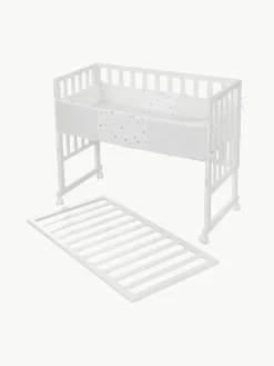 Kinder Westwing Höhenverstellbares Beistell-Babybett Sternenzauber mit Rollen, 45 x 90 cm