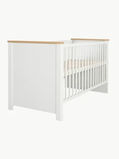 Kinder Westwing Höhenverstellbares Holz-Babybett Ava, 70 x 140 cm