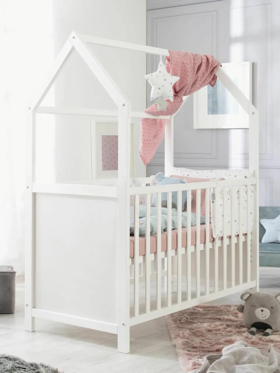 Kinder Westwing Höhenverstellbares Kinder-Hausbett Style, in verschiedenen Größen