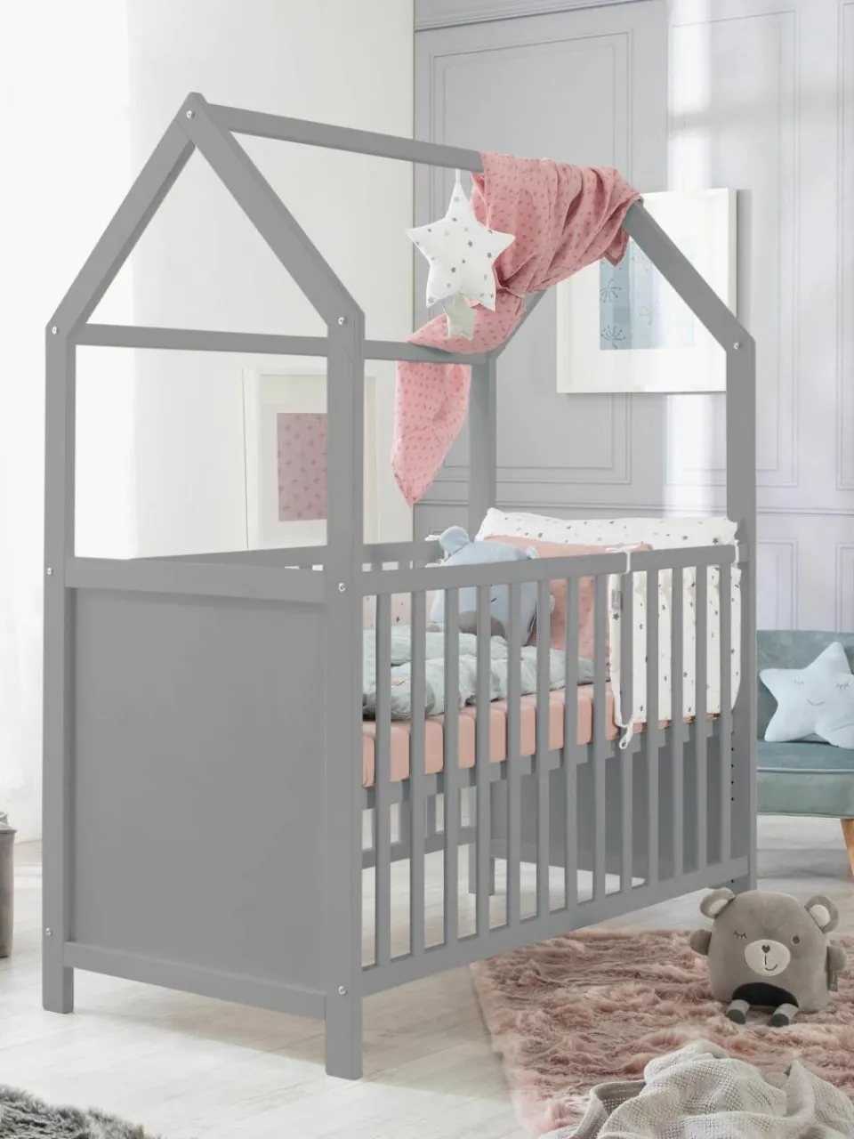 Kinder Westwing Höhenverstellbares Kinder-Hausbett Style, in verschiedenen Größen