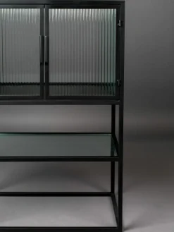 Dutchbone Highboard Boli mit Rillenglas