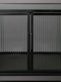 Dutchbone Highboard Boli mit Rillenglas