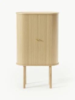Westwing Collection Highboard Calary mit geriffelter Front