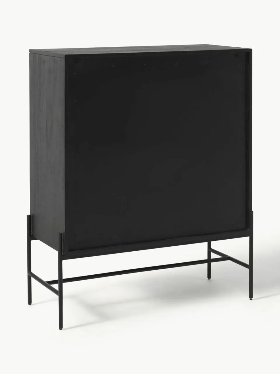 Westwing Collection Highboard Vienna mit Wiener Geflecht