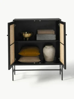 Westwing Collection Highboard Vienna mit Wiener Geflecht