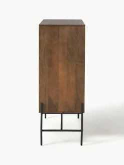 Westwing Collection Highboard Vienna mit Wiener Geflecht