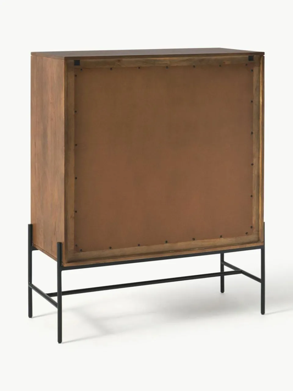 Westwing Collection Highboard Vienna mit Wiener Geflecht
