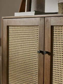 Westwing Collection Highboard Vienna mit Wiener Geflecht