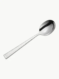 Villeroy & Boch Hochglanzpoliertes Besteck-Set Blacksmith mit gehämmerten Griffen, 6 Personen (30-tlg.)