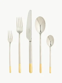 Villeroy & Boch Hochglanzpoliertes Besteck-Set Ella, 6 Personen (30-tlg.)