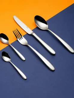 Sola Switzerland Hochglanzpoliertes Besteck-Set Tulip, 6 Personen (24-tlg.)