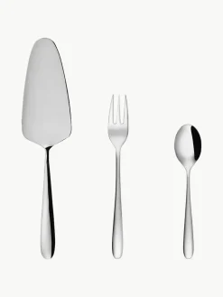 Sola Switzerland Hochglanzpoliertes Kuchenbesteck-Set Tulip, 6 Personen (13-tlg.)