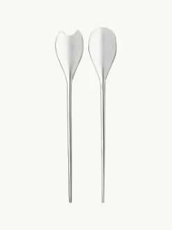 Alessi Hochglanzpoliertes Salatbesteck Human
