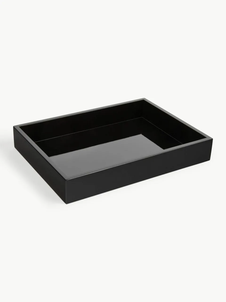 Westwing Collection Hochglanz-Tablett Hayley, B 33 cm