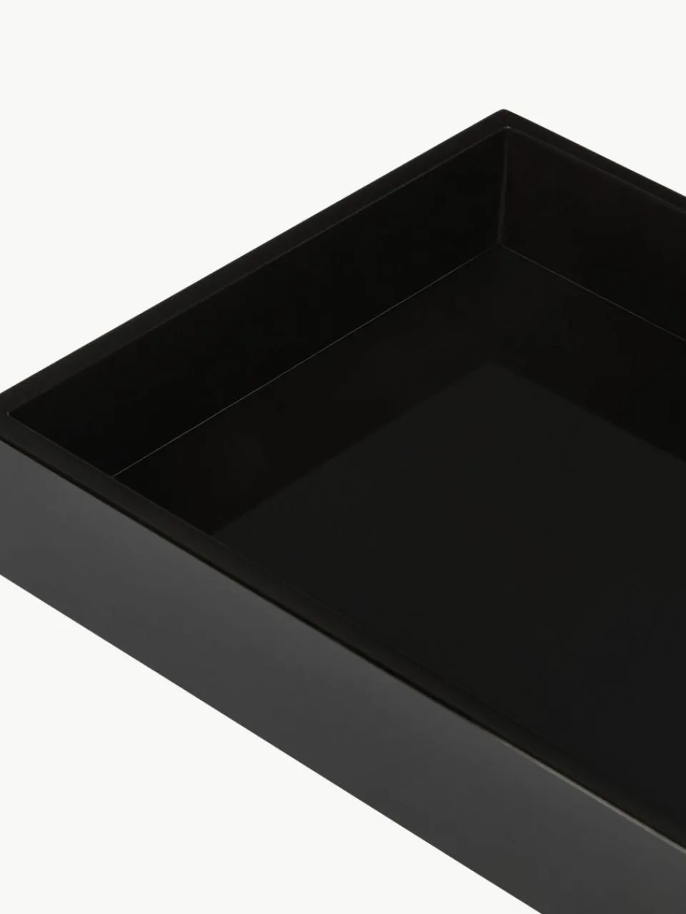 Westwing Collection Hochglanz-Tablett Hayley, B 33 cm