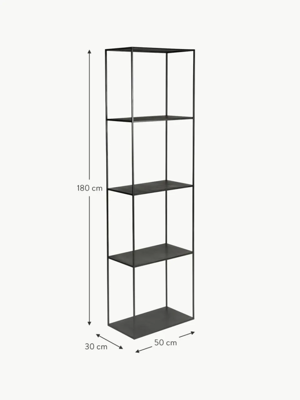 Westwing Hohes Metall-Regal Expo