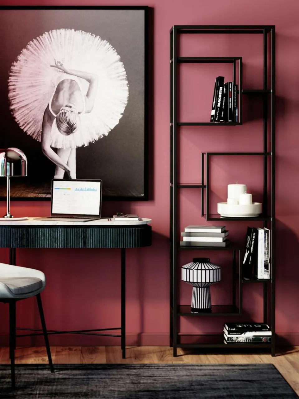 Kare Design Hohes Metall-Regal Loft
