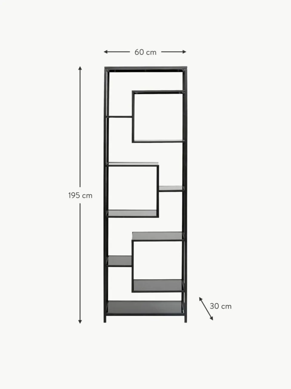 Kare Design Hohes Metall-Regal Loft