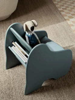 Kinder ferm LIVING Kids Holz-Loungekinderstuhl Slope mit Bücherregal