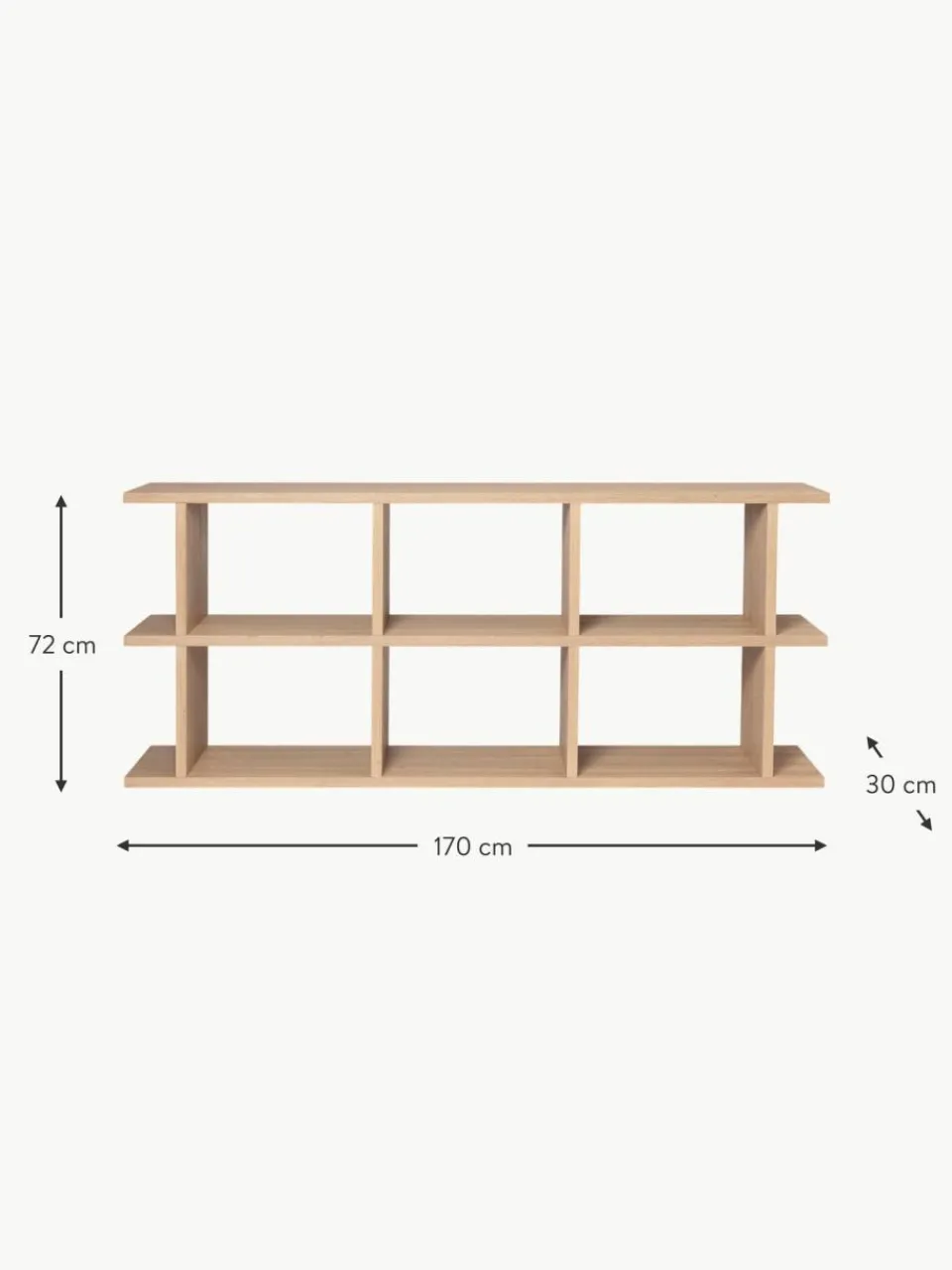 ferm LIVING Holz-Regal Kona
