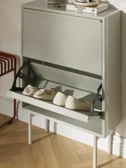 Westwing Collection Holz-Schuhschrank Elona