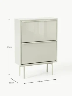 Westwing Collection Holz-Schuhschrank Elona