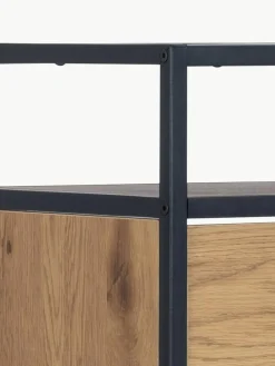 Westwing Holz-Schuhschrank Seaford mit Klappfächern