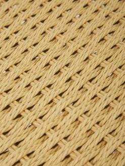 Westwing Collection Holzstühle Danny mit Rattan-Sitzfläche, 2 Stück