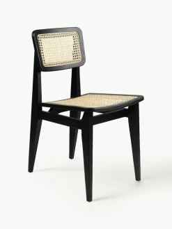 GUBI Holzstuhl C-Chair aus Eichenholz mit Wiener Geflecht