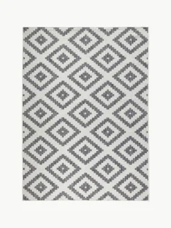 Westwing In- & Outdoor-Wendeteppich Malta in Grau/Creme