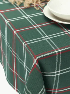 Westwing Collection Karierte Tischdecke Aster