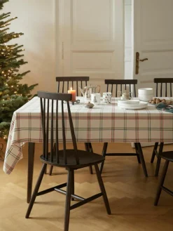 Westwing Collection Karierte Tischdecke Aster