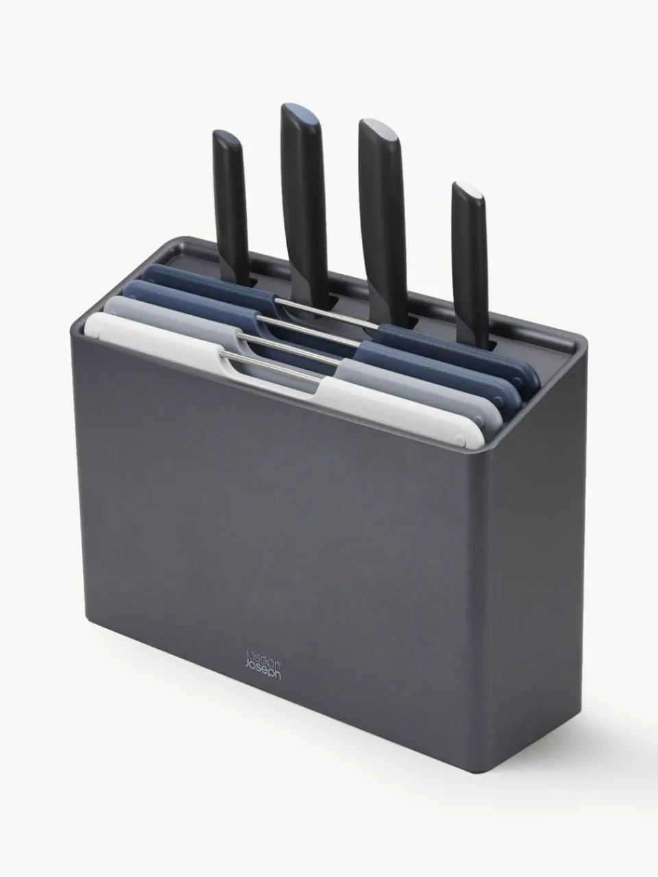 Joseph Joseph Küchenmesser und Schneidebretter Folio Plus, 9er-Set