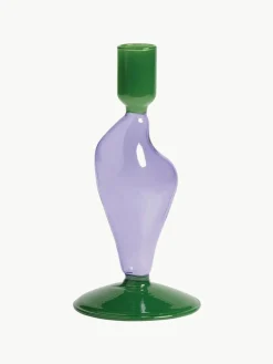 &k amsterdam Kerzenhalter Flux aus Glas